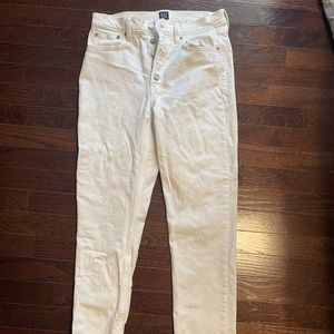 GAP Womens white denim jeans